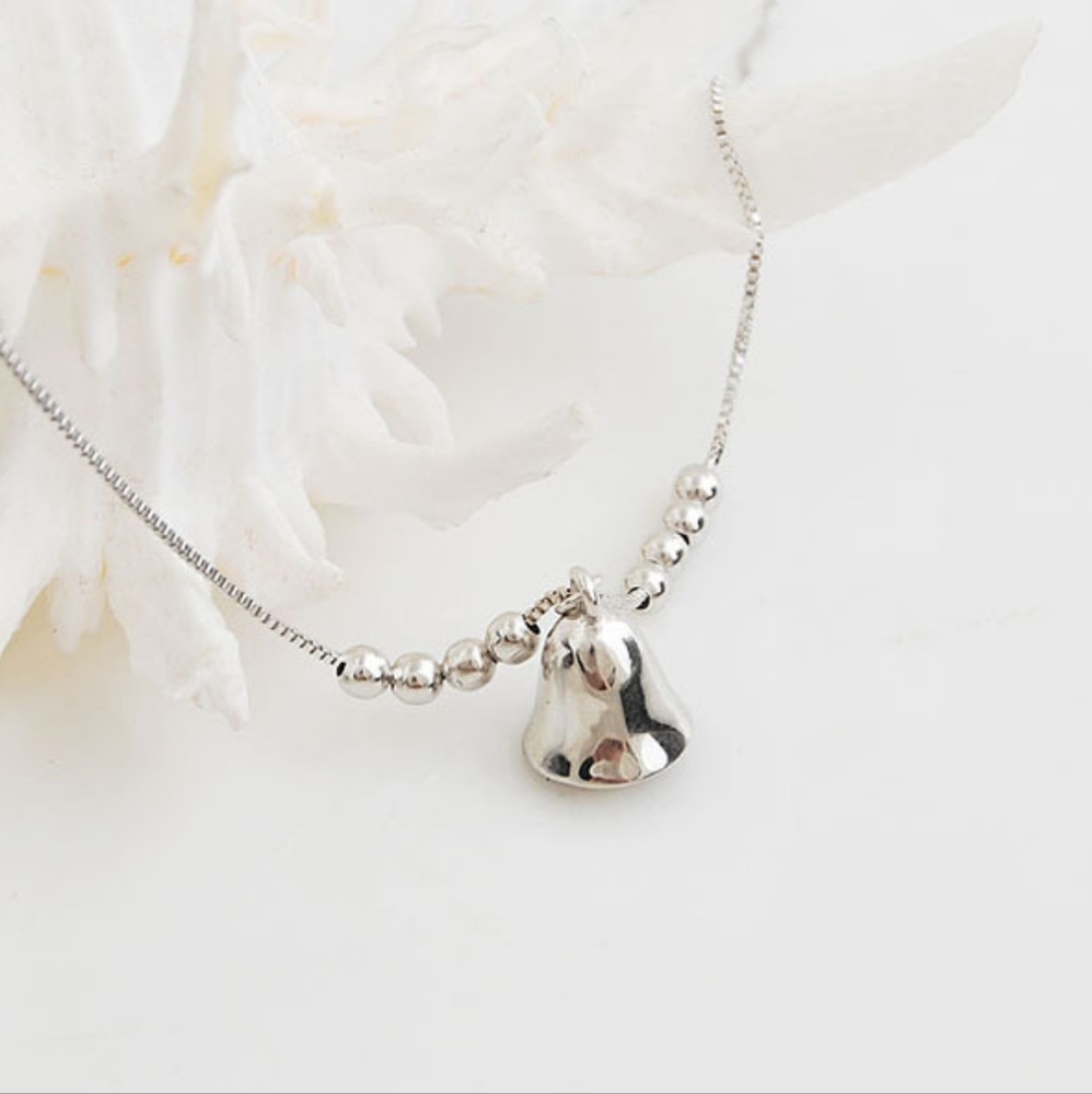Sterling Silver Bell Ankle Bracelet - Picture 3 of 4
